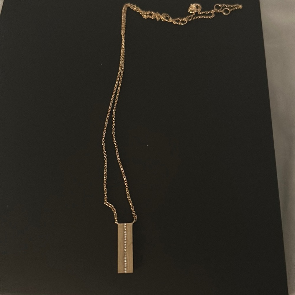 Diamond and gold necklace from Jared’s